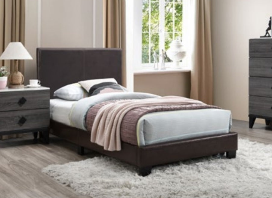 Gracie Twin Platform Bed - Espresso
