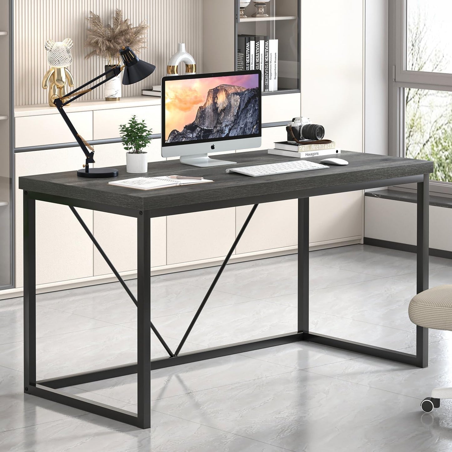 Hobson Rustic Grey Desk
