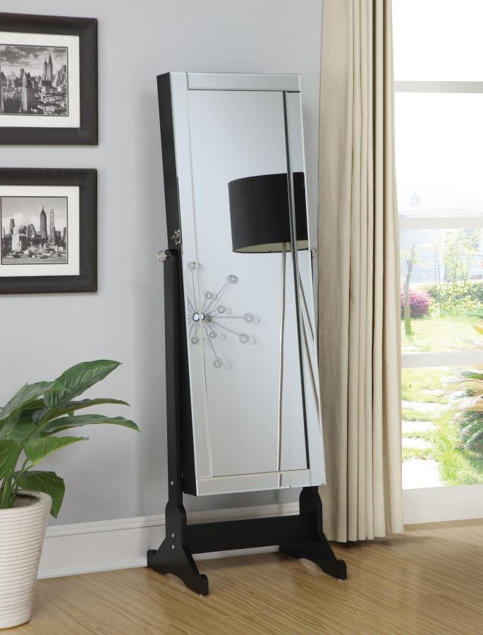 Cortez Storage Jewelry Cheval Mirror