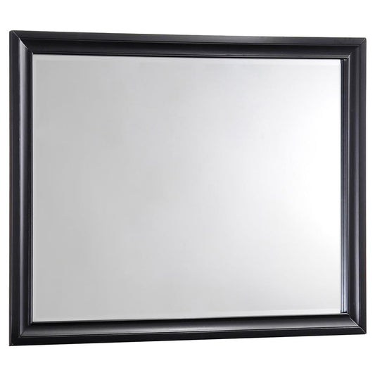 Barzini Rectangular Dresser Mirror - Black