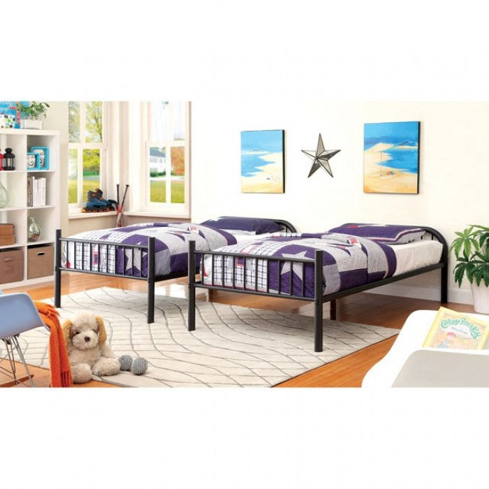 Rainbow Twin/Twin Bunk Bed with Trundle