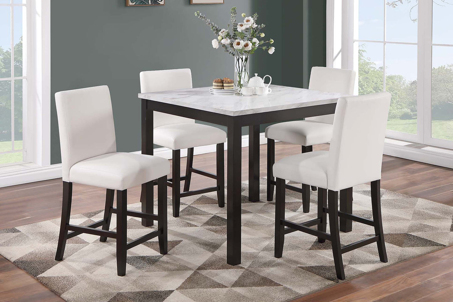 F2617 5pc Counter Height Dining Set