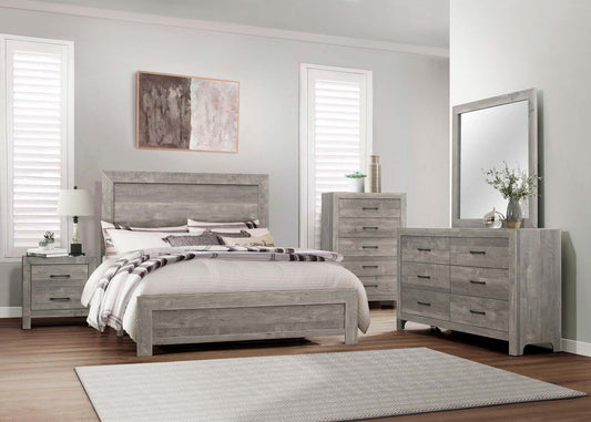 Corbin 4-Pc Bedroom Set -Grey