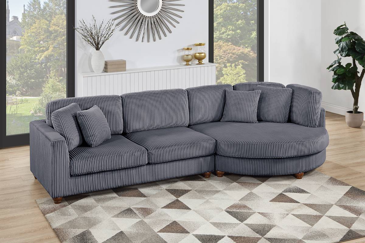 F8457 2-Piece Sectional Set XL – Caprice Furniture