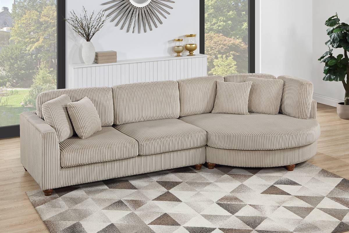 F8458 2pc Sectional set XL
