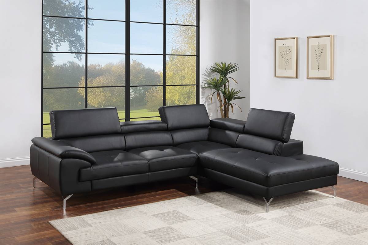 F8445 2-Piece Sectional Set - Black