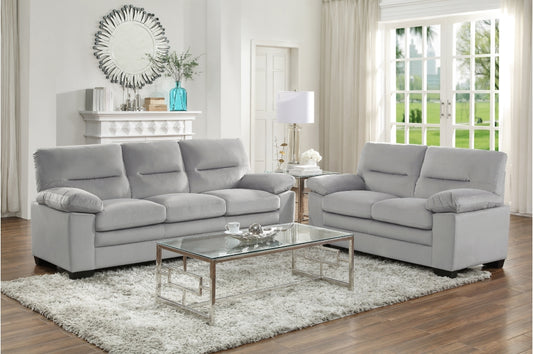 9328GY Keighly 2-PC Sofa & Loveseat Set