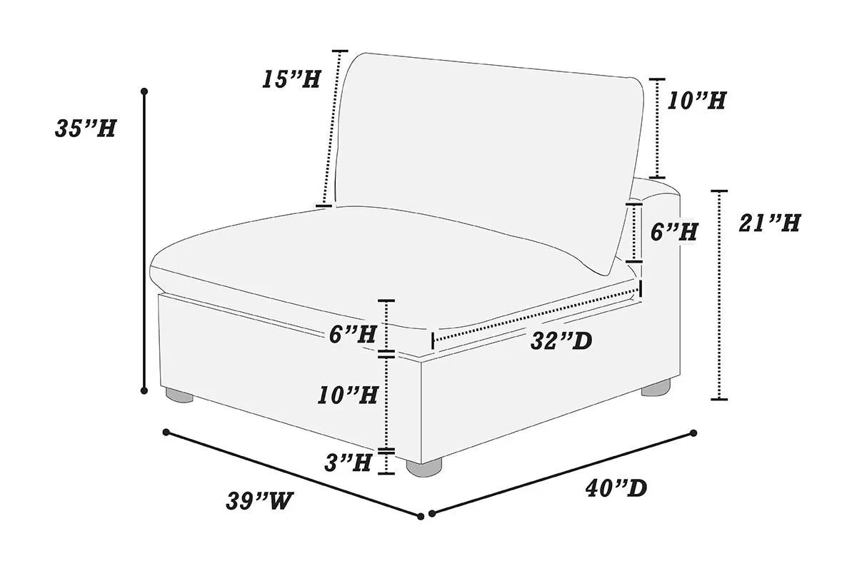 F8894 Nolan 5-Piece Modular Sectional
