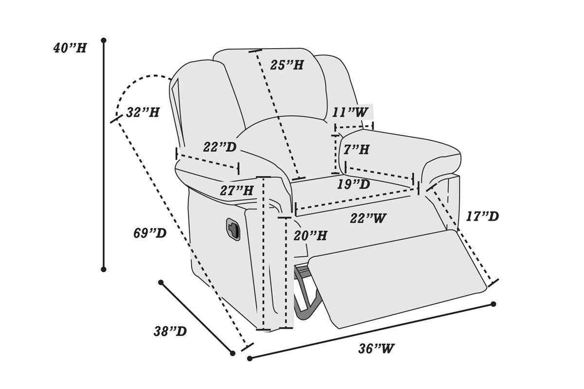 Glider Recliner PDX-F6676