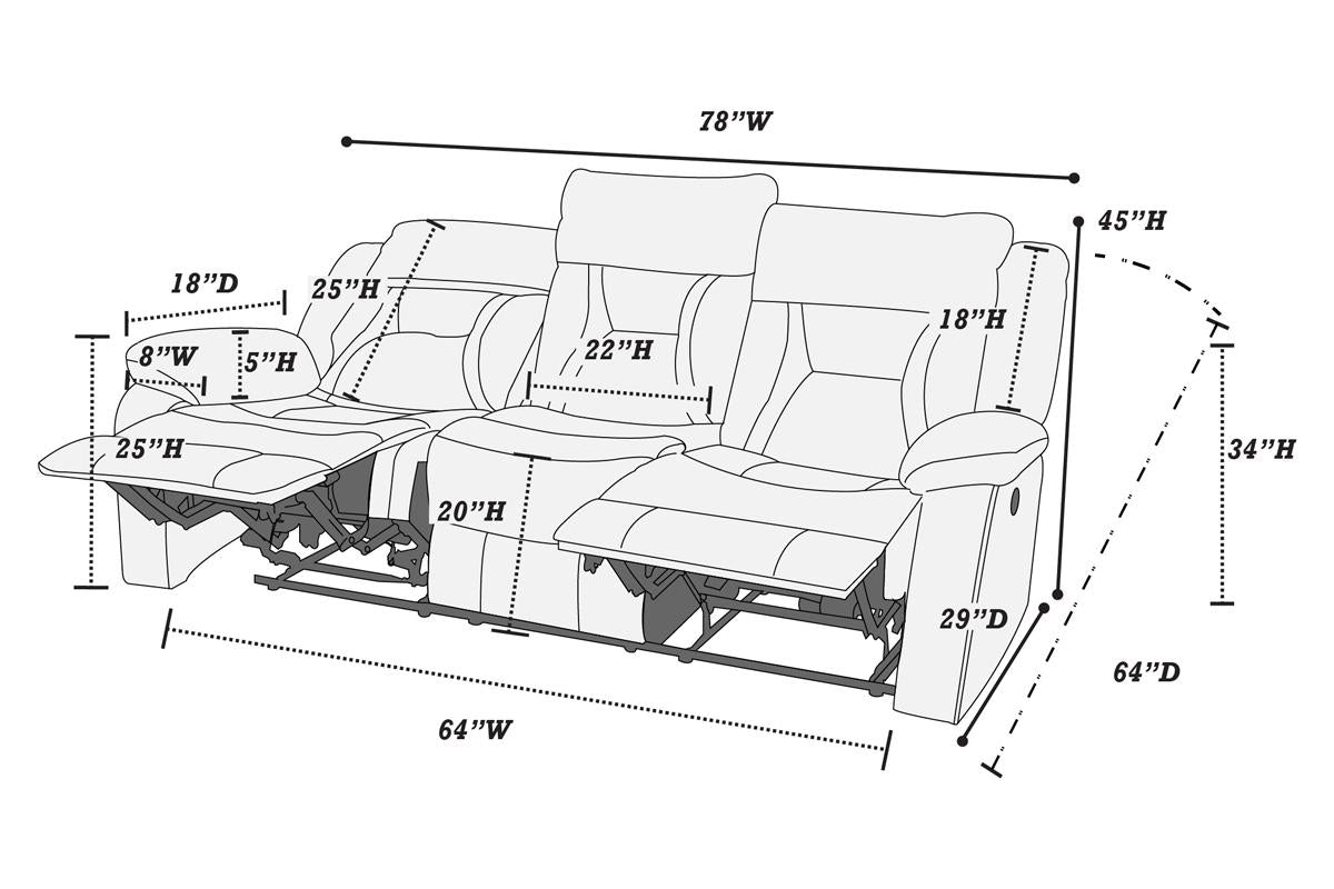 Motion Sofa PDX-F6798