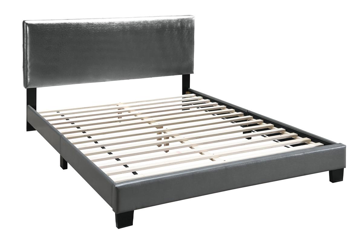 Jenson Platform Bed Frame - Grey