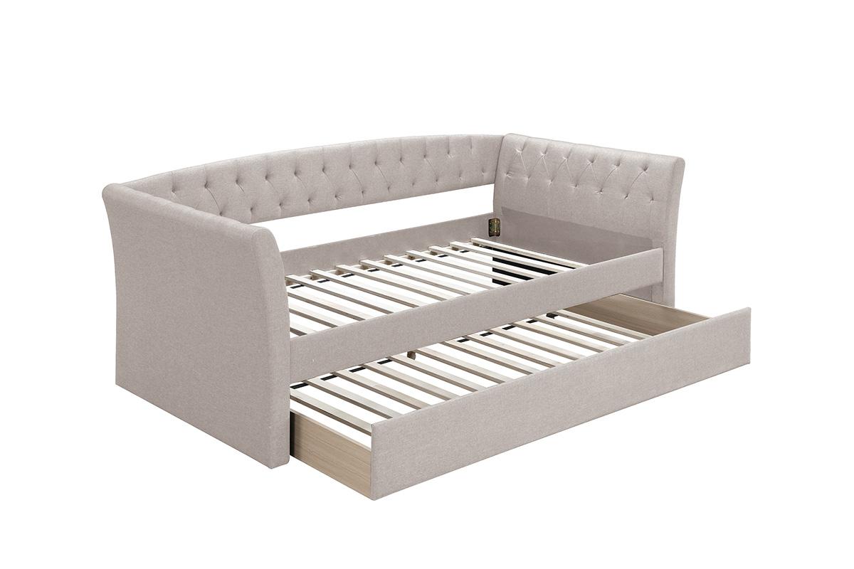 Elisabeth Daybed with Trundle - Beige