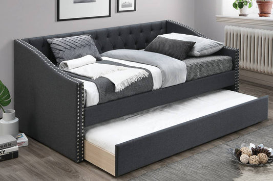 Corbin Daybed with Trundle - Charcoal