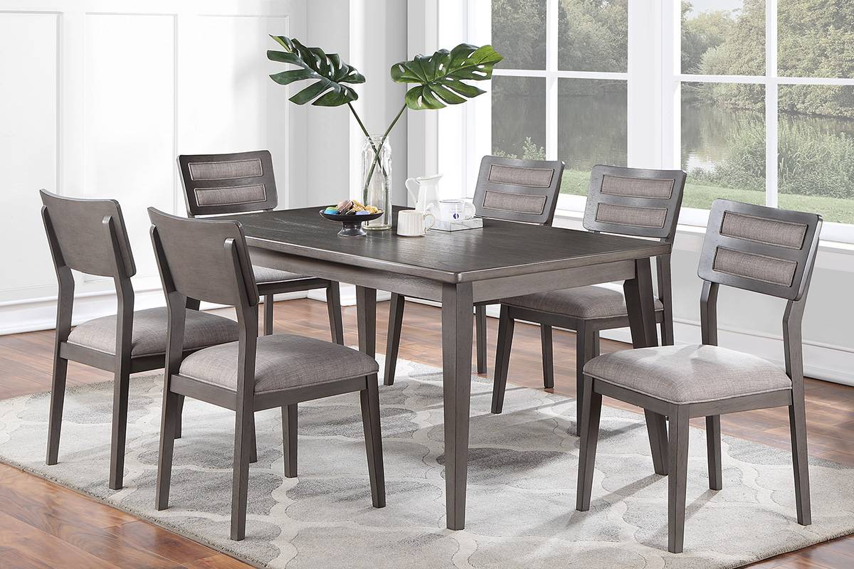 Sela DINING CHAIR - Brown/Grey