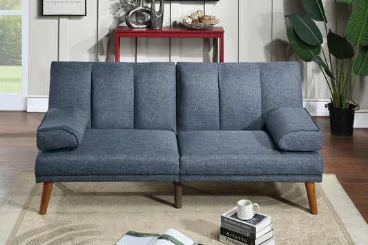 Brendan Fabric Sleeper Sofa  - Navy