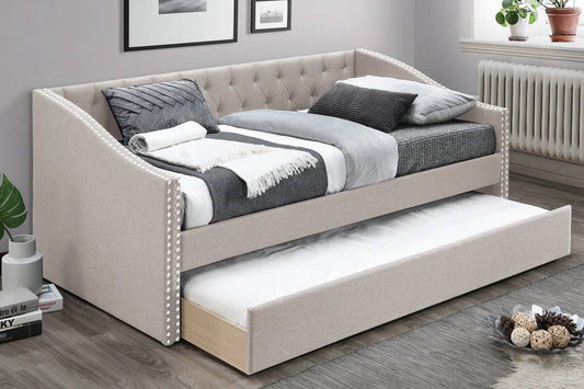 Corbin Daybed with Trundle - Beige