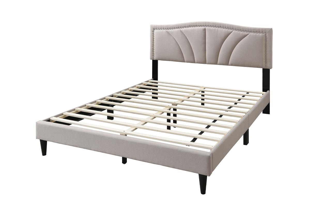 F9655Q Queen Platform Bed & Queen Mattress Combo