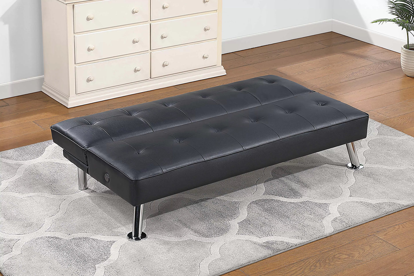 F8586 Convertible Sofa bed with USB Ports