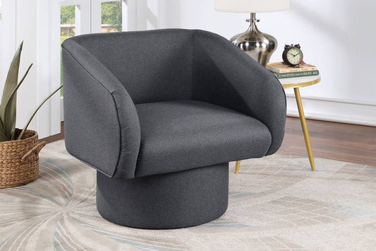 Adrian Swivel Chair - Grey
