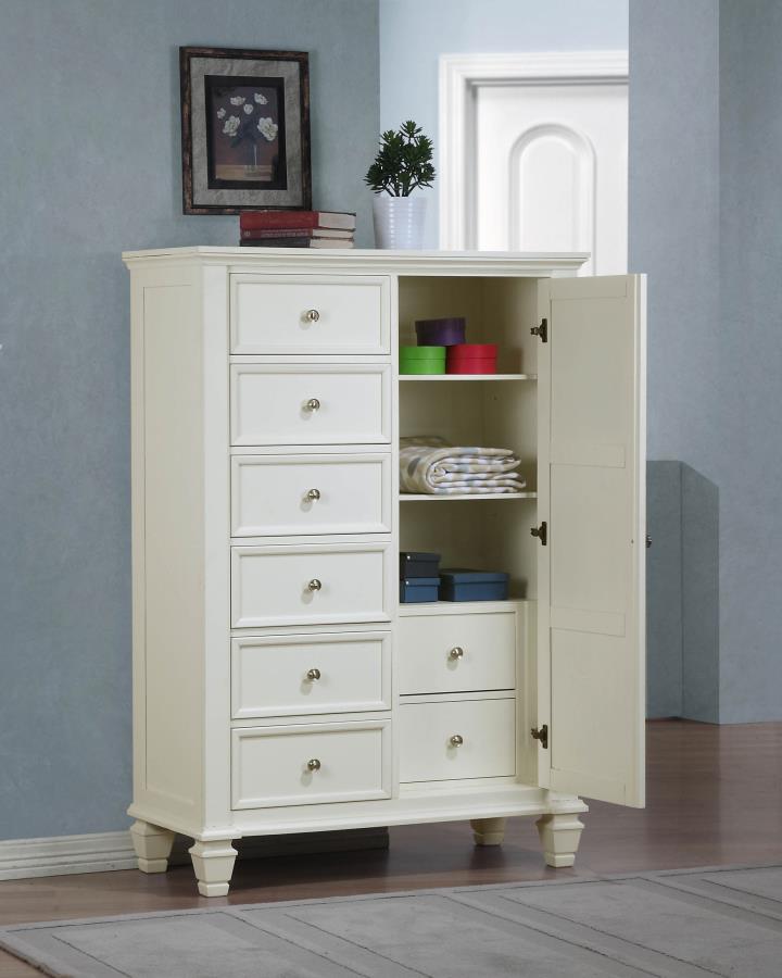 Sandy Beach 8-drawer Door Chest