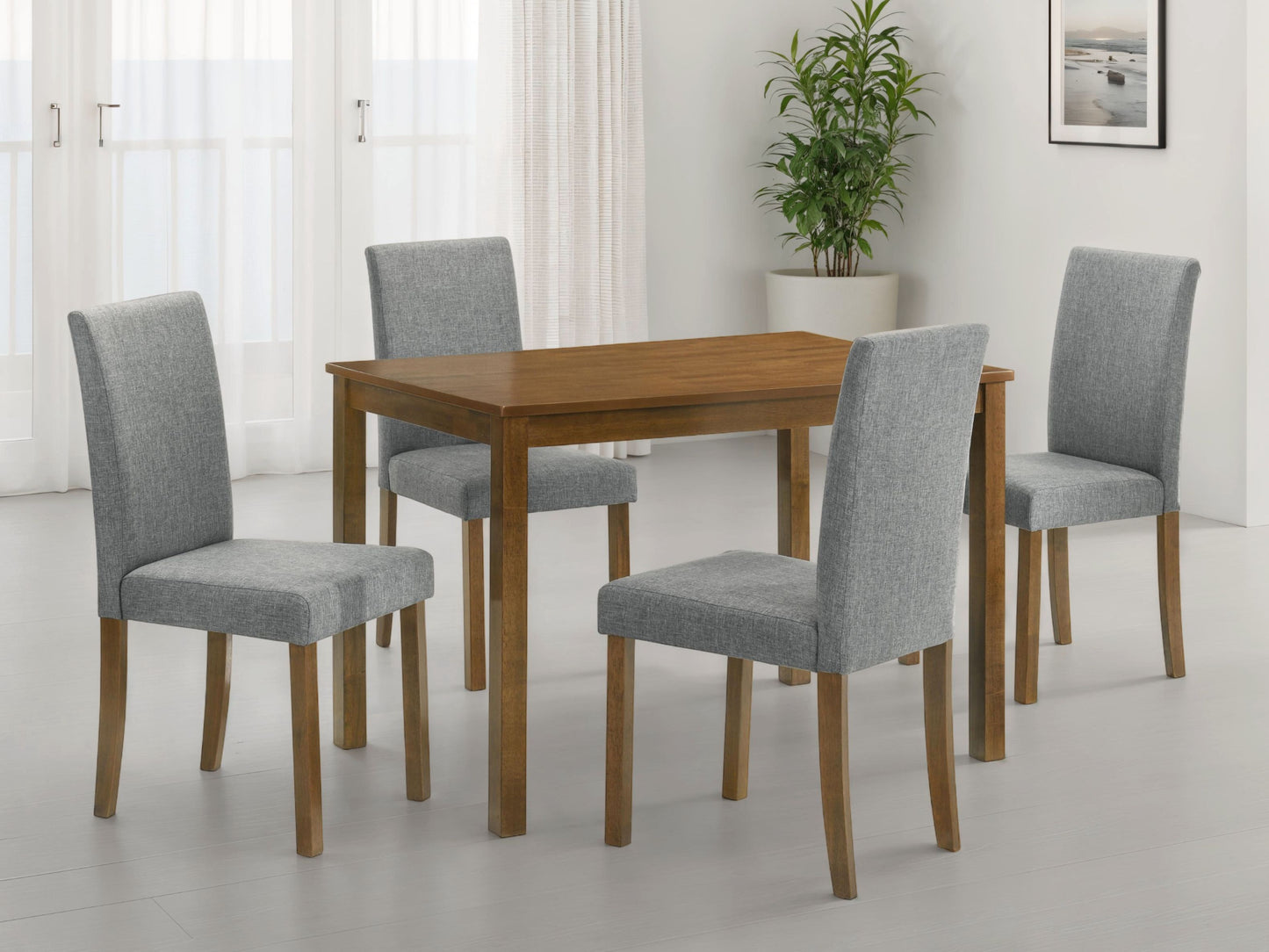 Worland 5pc Dining Set- Oak