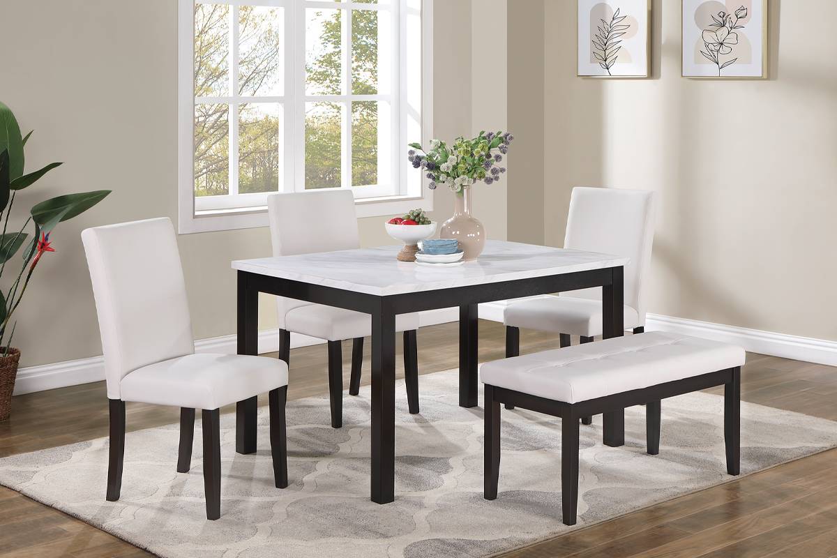 F2616 5pc dining set with Bench