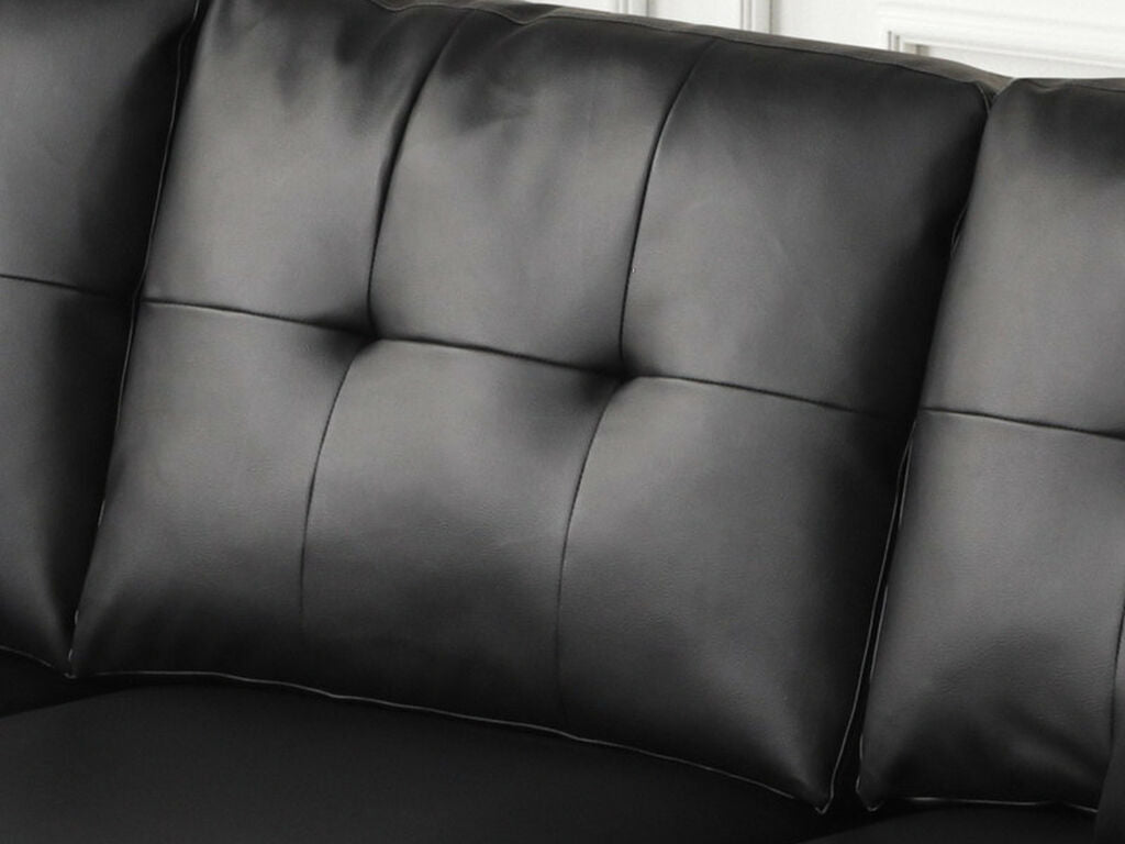 Sorenza 75"W Reversible Sectional Sofa Chaise with LED Light,USB Port, Pillows