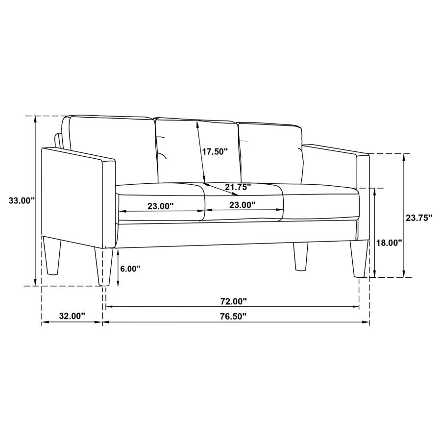 508365 Ruth Sofa - Grey