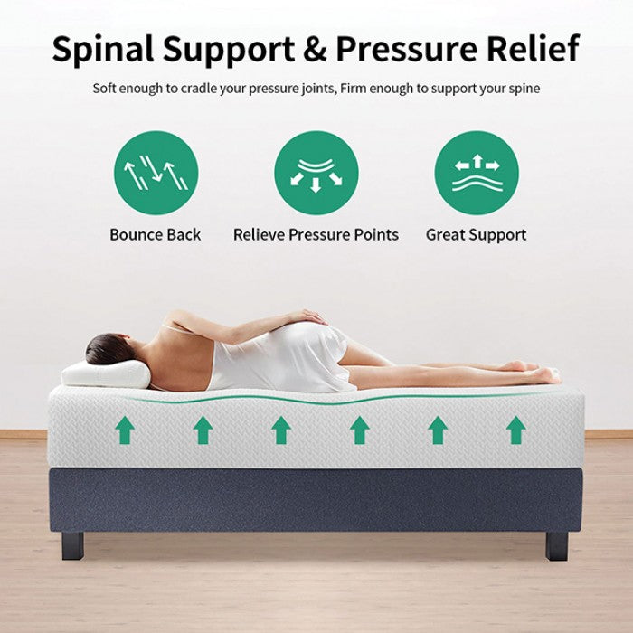 Edelweiss 10" Gel Memory Foam Mattress