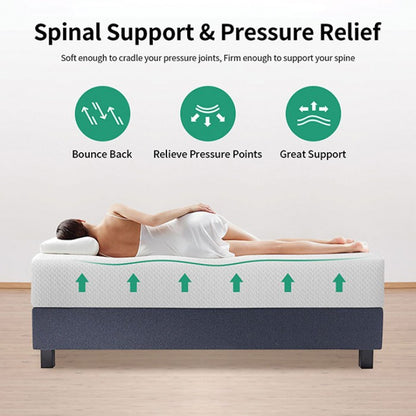 Edelweiss 10" Gel Memory Foam Mattress