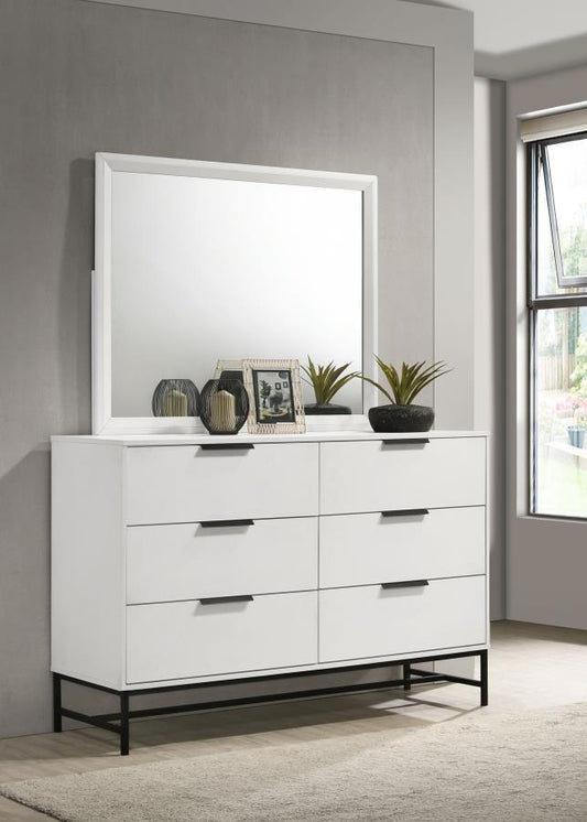 224863 Sonora 6-drawer Dresser in White