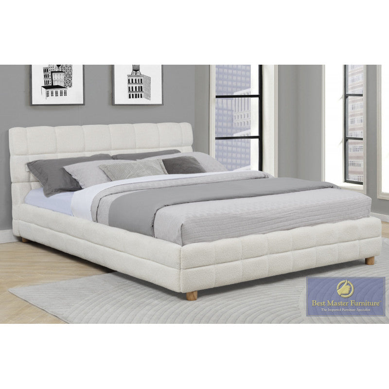 CT03 Modern Queen Fabric Platform Bed