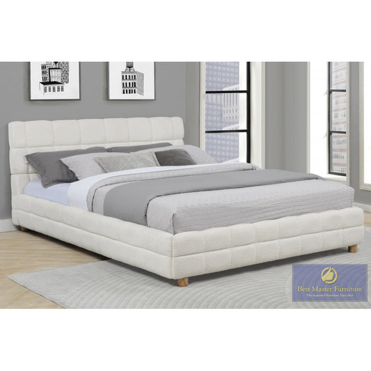 CT03 Modern Queen Fabric Platform Bed