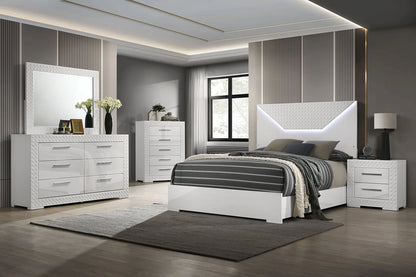 FM7216WH-Q Whitby Modern Glam Queen Bed