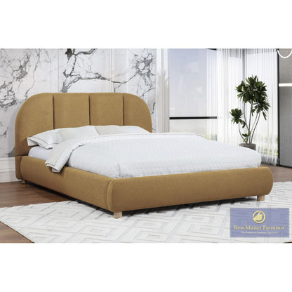 CT-05 Chanel Queen Platform Bed- Golden Brown