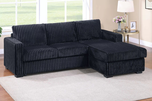 F8325 Trent Reversible Sectional - Black
