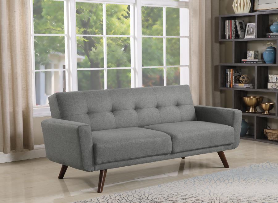 Hilda Tufted Upholstered Sofa Bed - Grey