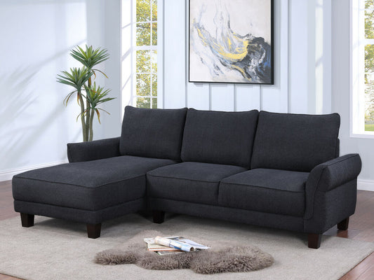 Belle 96" Boucle Sectional Sofa with Left-Facing Chaise