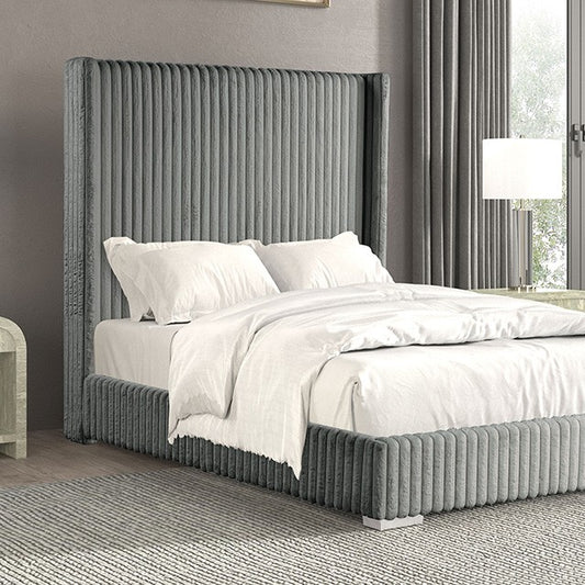 Cadwell Queen Platform Bed - Gray