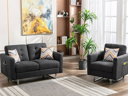 Victoria 2pc Loveseat & Chair Set