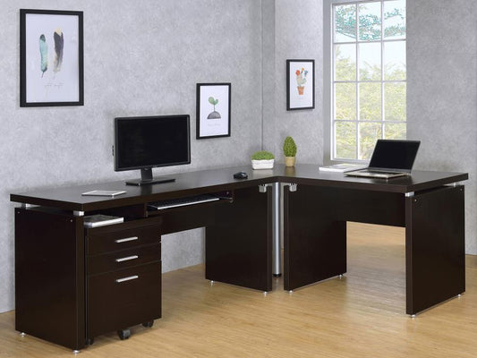Skylar 4pc. Desk Set with File Cabinet