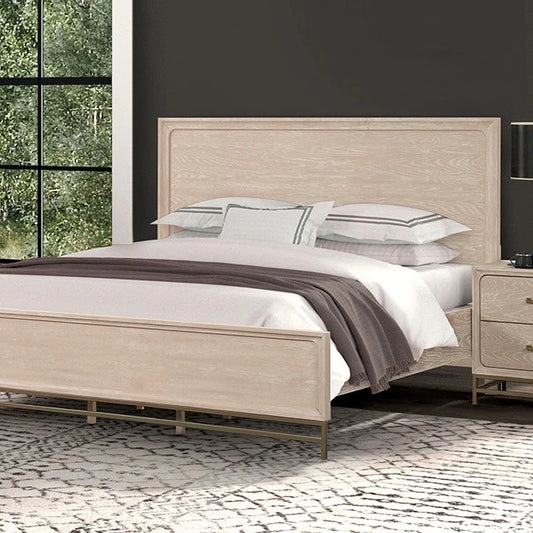 FM7369AK-P  Sandnes Queen Bed in Natural Oak