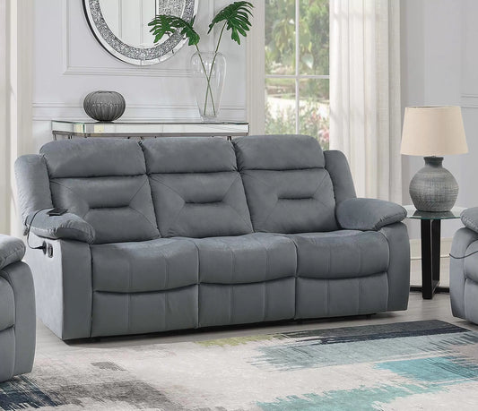 F8796 Dual Reclining Sofa with USB port