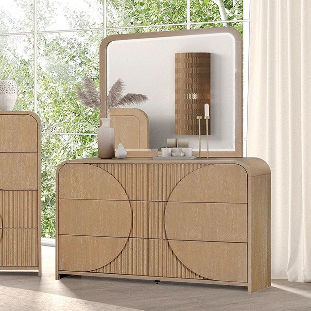 rounded dresser EliteSet Curved 9-Drawer for Bedroom, 63" Wide Modern Chest of Drawers, Vanity Desk TV Stand for Living Room, Closet Storage Drawers Organizer Furniture, Nursery, Hallway, Gray Oak : Home & The Beverly Dresser Collection is designed to bring refined simplicity and quiet strength to your bedroom Beverly 6-Drawer Dresser | Solid