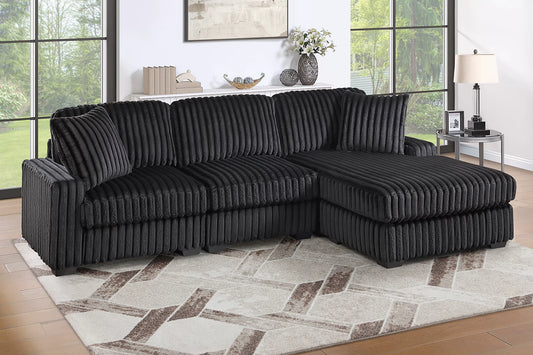 F8375 2-Piece Reversible Sectional Set - Onyx