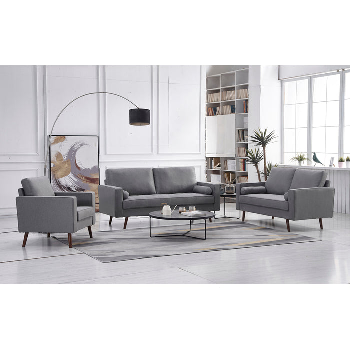 Milton 3pc Sofa, Loveseat, Chair Set