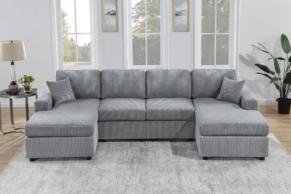 F8450 4pc. Dual Chaise Sectional