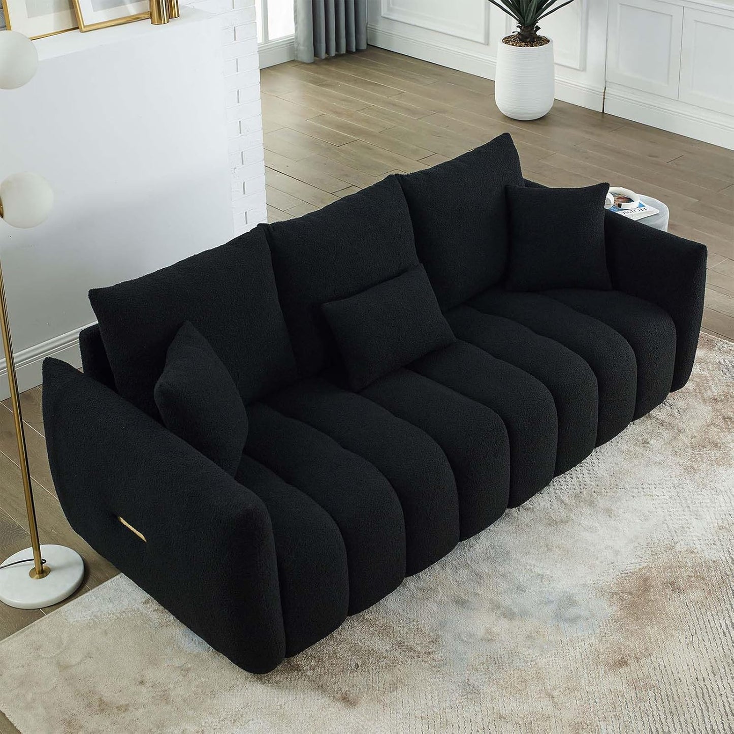L1030 Royce Modern Sofa - Black