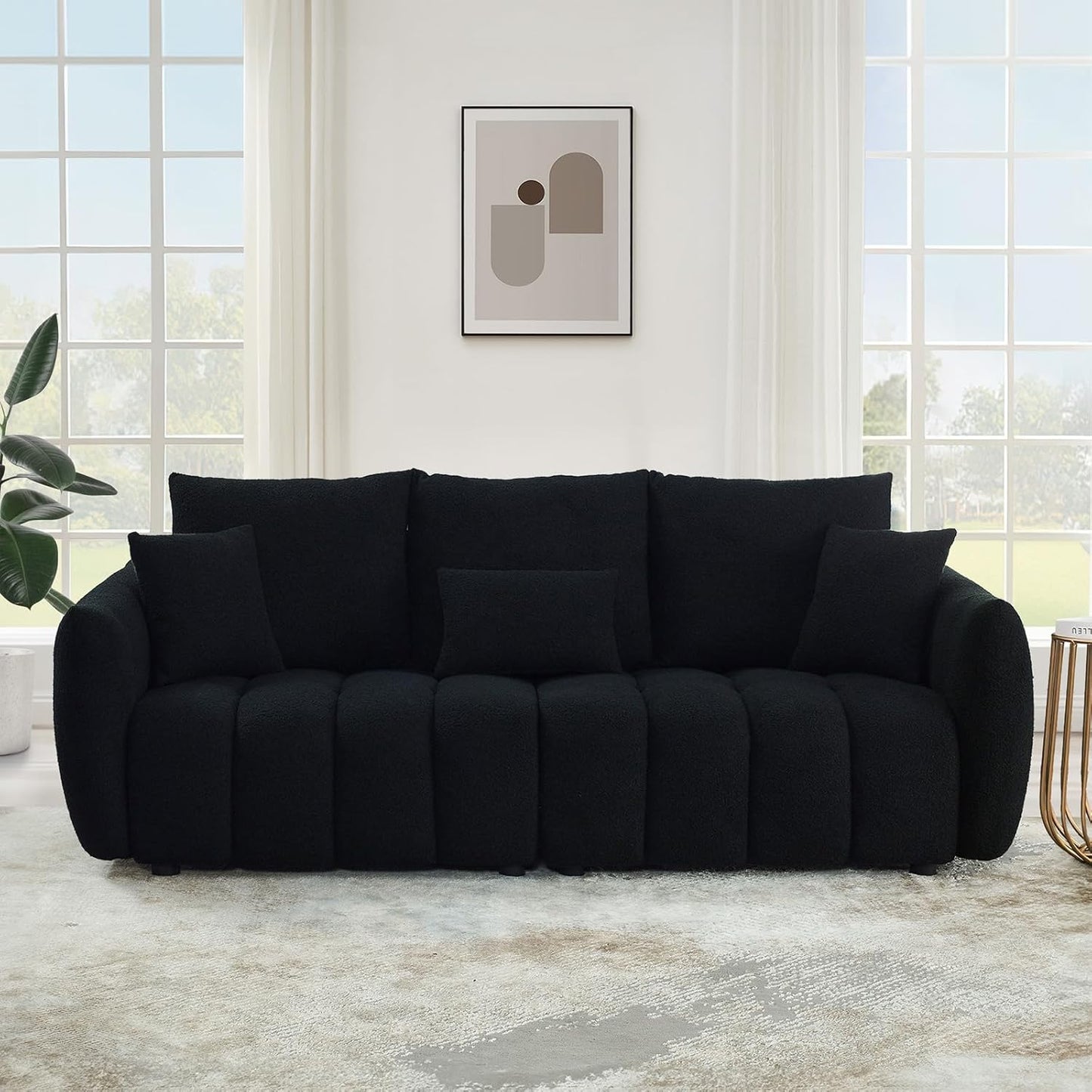 L1030 Royce Modern Sofa - Black