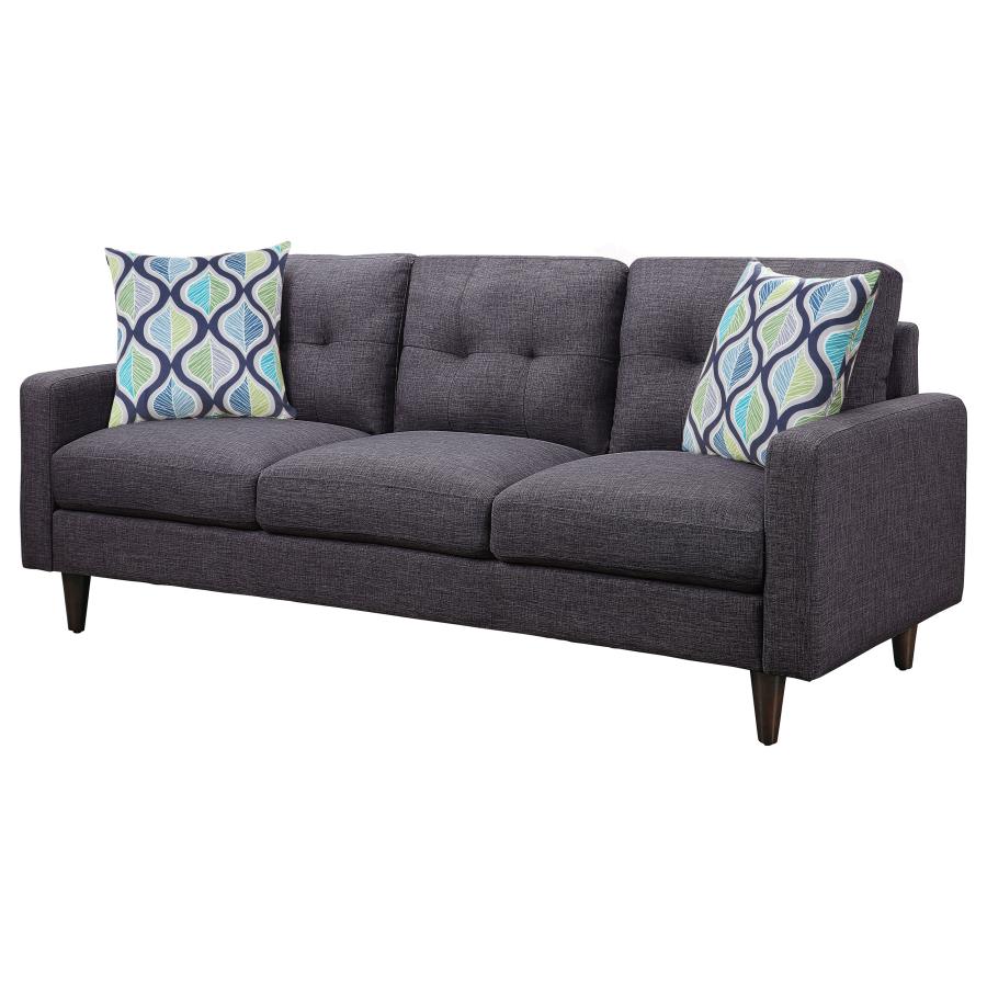 Watsonville Tufted Back Sofa Grey